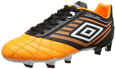 Umbro Medusae Club HG Botas, Hombre, Naranja (Orange Pop) / Blanco/Negro, 9.5