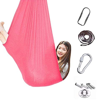LICHUXIN Hamaca Oscilación Columpio + Percha Giratoria de 360 ° Niños Y Jóvenes, Necesidades Especiales, Hamaca Ideal para Autismo, TDAH, Asperger E I