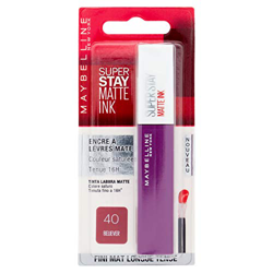 Maybelline New-York – Rouge à Lèvres Mat Liquide – Longue Tenue – Superstay Matte Ink – Teinte : Believer (40), 5 ml características