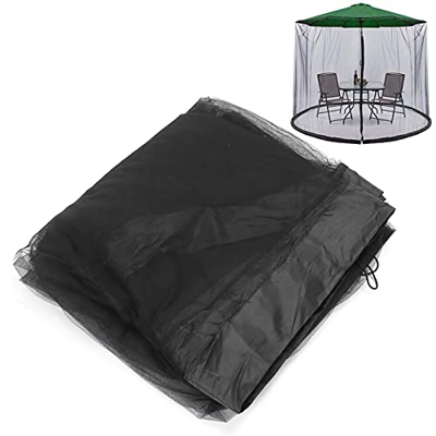 Paraguas De Malla De Pantalla De Insectos, Sombrilla De Patio, Mosquitera, Cubierta Con Cremallera, Sombrilla Para Exteriores, Mosquitera