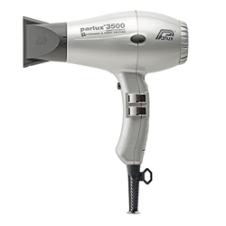 Parlux 3500 Super Compact Secador de pelo de cerámica con iones, 2000 W, Plateado en oferta