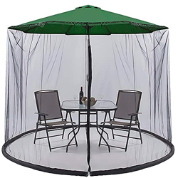 iSinofc Sombrilla de jardín al aire libre sombrilla para mesa de patio, mosquitero, cubierta de red de mosquitos, sombrilla de terraza al aire libre m precio