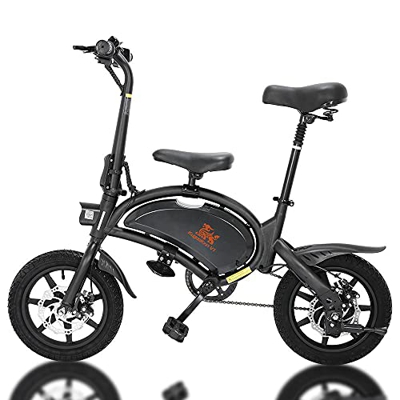 SUMEND EU Warehouse Kugoo Kirin B2/V1 Bicicleta eléctrica para Adultos 400W Motores Velocidad máxima 45km/h 14 Pulgadas Neumáticos Soporte de aplicaci