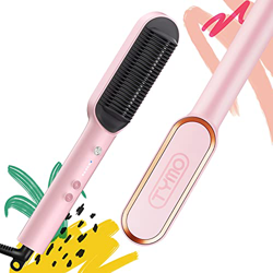 TYMO Ring Pink Hair Straightener Brush en oferta