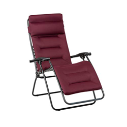 Lafuma Relax RSXA Clip Tumbona plegable, Burdeos, Estándar en oferta