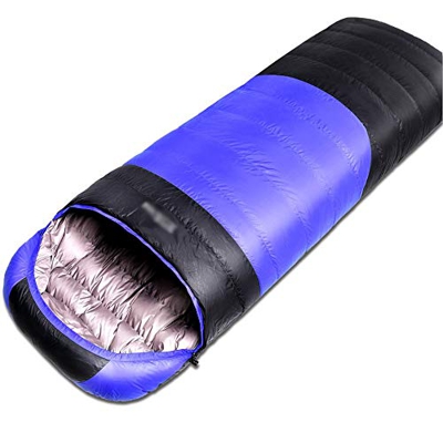 RKY Saco de dormir Saco de dormir - 210T tejido a cuadros ripstop, adulto exterior doble otoño e invierno saco de dormir de algodón acolchado cálido, 