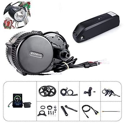 BAFANG BBS01B 36V 250W / 350W Juego de conversión de Bicicleta eléctrica BBS02B 36V 500W Juego de conversión de Bicicleta eléctrica con batería y Carg