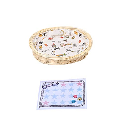 Perrera para Perros Gatos Summer Kennel Cat Nest Small Dog Straw Dog House Resistente a los materiales naturales No tóxico Nido de mascotas respetuoso