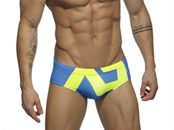 STaemin Ropa Interior Hombre Bañador de triángulo para Hombre, Traje de baño Sexy Europeo y Americano, Pantalones Cortos Estampados-Azul_Metro en oferta