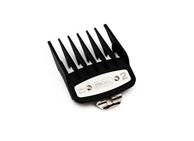 Línea profesional Peine de accesorios con guía de corte de ajuste de metal 2. 6mm - Compatible con las podadoras Wahl