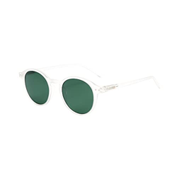 ZENOTTIC Gafas de sol Polarizadas Redondo Retrospectivo Clásico Retrospectivo Lentes de sol Marco UV400 Para hombres y mujeres (CRISTAL MATE + VERDE) precio