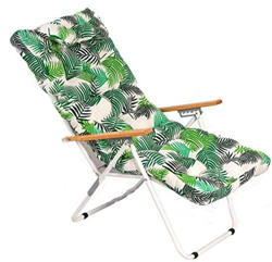 COJIN Tumbona Acolchada Varios TAMAÑOS Y Colores. COJIN Tumbona DE Playa. COJIN DE Silla DE Playa.COJIN Mecedora (Ramas Verdes, 180 x 55 cm) características