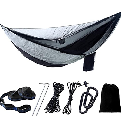 T-Day Hamaca para Camping Hammock Velocidad Infinita Hamaca Abierta Camping Hamaca Portátil Hamacas De Paracaídas para Excursiones Al Aire Libre Mochi