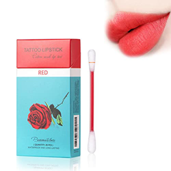 20 Piezas / Caja Tinte Labial Desechable, Lápiz Labial Líquido con Hisopo de Algodón, Lápiz Labial Antiadherente Resistente al Agua Duradero, Mate de  en oferta