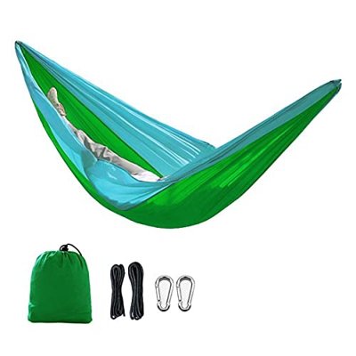 T-Day Hamaca para Camping Hammock Camping Hammock con Correas De árboles Carabiners Ligero Portátil para Outsides Backpacking Beach Patio Patio Sender