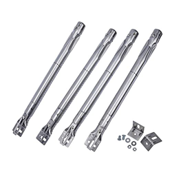 WELL GRILL Quemador universal para parrilla de gas, tubo de quemador de acero inoxidable, pieza de repuesto para barbacoa Weber, Char-Broil, Uniflame, en oferta