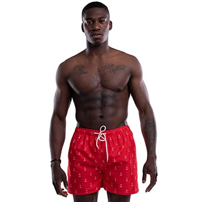 Mermaid - Bañador (Anchor - Rojo, XL)