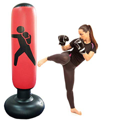 CSPone Saco de Boxeo de Pie Niños Adultos 160 cm Rebote Inmediato para Practicar Karate Taekwondo y aliviar Pent Up Energy en Niños Adultos Ejercicio  características