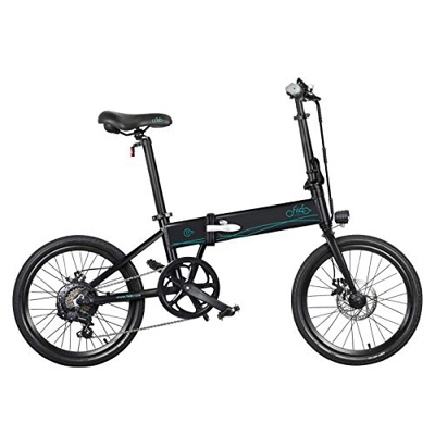 FIIDO D4S - Bicicleta eléctrica plegable para adultos, 250 W, 36 V, bicicleta eléctrica plegable de 20 pulgadas, conducción de larga distancia de 80 k