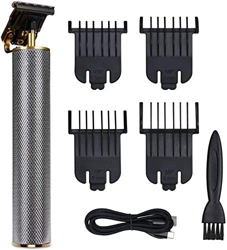 Recortadora Eléctrica para Hombres, Máquina Cortapelo, Máquina Cortar Pelo Inalámbrico, Recortador Pelo Barba Kit Familia, Carga USB, Con 4 Peines Guí en oferta
