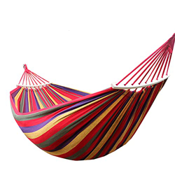 T-Day Hamaca para Camping Hammock Hamaca Rainbow Cotton Hammock Garden Camping Al Aire Libre Hamaca con Bolsa De Transporte Hamaca Portátil, 200 Cm *  características