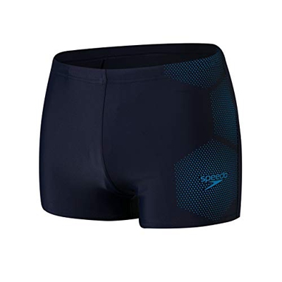 Speedo Tech Placement Aquashort Am Bañador, Hombre, True Navy/Pool, 32