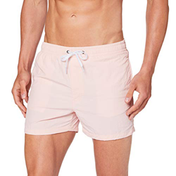Build Your Brand Swim Shorts Pantalones Cortos, Rosa, M para Hombre características
