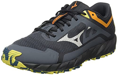 Mizuno Wave Ibuki 3, Zapatillas para Carreras de montaa Hombre, Turb Antártica OPepper, 43 EU