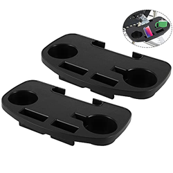 2 bandejas laterales con clip en la bandeja de la taza del teléfono para tumbonas de gravedad cero tumbona de camping, sillas de pesca, accesorios rec en oferta