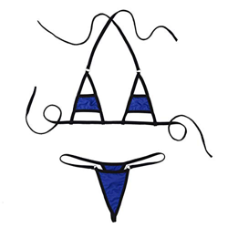 dPois Micro Bikini Mujer Push Up Braga Alta Sexy Mini Bikinis Brasileños Bañador Traje de Baño Conjunto de Lencería Erótica Ropa Interior Braguitas G- precio