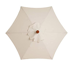 LSFYYDS 6 varillas de diámetro de 2,7 m, colorido toldo de repuesto para exteriores UV de doble capa, techo de cenador al aire libre, cubierta superio en oferta