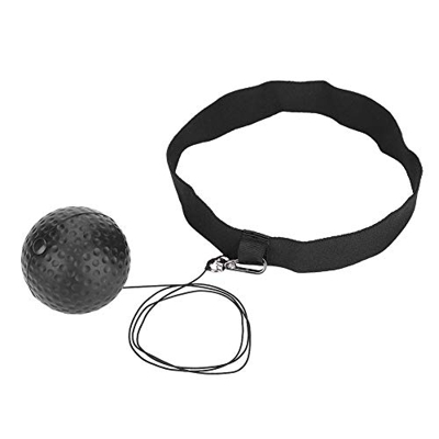 Boxeo Lucha Pelota Reflejo Boxeo Pelea Pelota Brazo Fuerza Equilibrio Práctica Pelota para Entrenamiento Boxeo Alivio del estrés(Black)