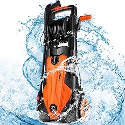 TOPZONE Limpiador de Alta presión 150bar 7.5L/min Lavadora eléctrica de Alta presión 1900W con Manguera de 8m y Cable de alimentación de 5m características