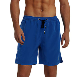 BALCONY & FALCON Bañador de Natación para Hombre Short de Baño para Playa Traje de Baño para Adulto (Azul 05, M) características