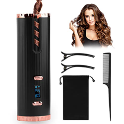 UBEGOOD Rizador de Pelo Automatico, Rizador Inalambrico Pantalla LCD y Temporizador Temperaturas Ajustables, Recargable USB 5200-mAh Rizador Automátic precio