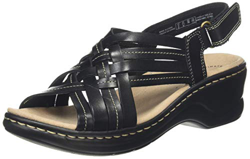 Clarks Lexi Carmen, Sandalias de Talón Abierto Mujer, Negro (Black Leather Black Leather), 38 EU características