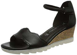 MARCO TOZZI 2-2-28725-26 Leder Keilsandale, Sandalias con cuña Mujer, Black Ant Comb, 41 EU características