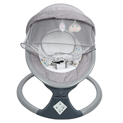 Tumbona con Vibración y Música, Tumbona con 5 Rangos de Balanceo Ajustables y Cinturón de Seguridad de 5 Puntos sin Pilas, 10kg de Carga 63x70x73cm características