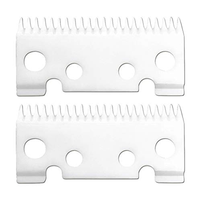 AIRERA Cuchillas Móviles de Cerámica de Repuesto Profesional para Andis Master, Cuchillas de Cerámica de corte Compatible con Andis Master Li/Fade Mas