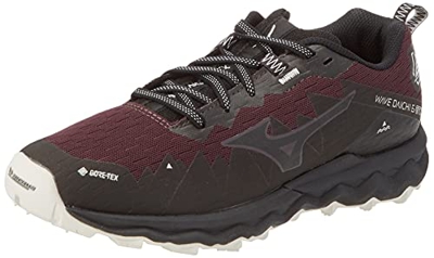 Mizuno Wave Daichi 6 GTX, Zapatillas para Carreras de montaa Mujer, Fudge Platinumgold Negro, 36.5 EU