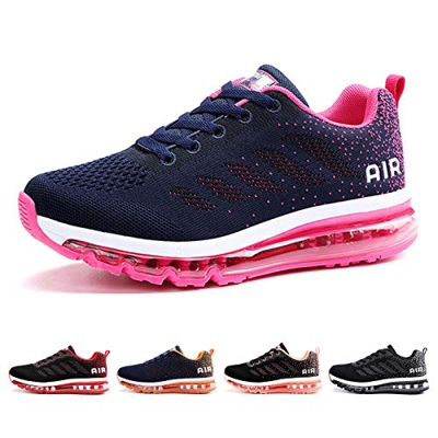 Air Zapatillas de Running para Hombre Mujer Deporte Zapatillas de Trail Deportivas Ligero Fitness Gym Zapatos para Casual Gimnasio Correr Sneakers Ath