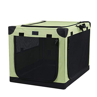 Perrera para Perros Gatos Montado en un automóvil, Perrera, Excursión de viaje Jaula para perros plegable Aislamiento de mascotas Espacio Mediano Gran