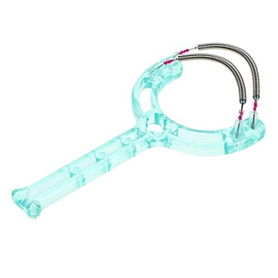 FOMIYES Removedor de Vello Facial Depiladora Manual de Primavera Depiladora Depiladora Portátil de Labios Dispositivo de Eliminación de Vello para Muj