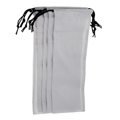 Bolsa para Almacenaje de Alisador de Cabello Varilla Curling Planchas Rizadoras Enderezadoras de Pelo 5 Pedazos - Gris