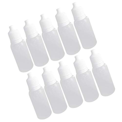 rongweiwang Botella 10pcs Gotas para los Ojos PE plástico Transparente contenedor vacío biberones Flexibles cuentagotas vacío Embalaje de contenedores en oferta