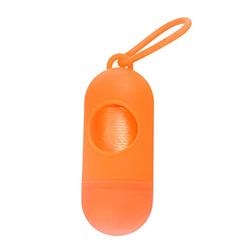 XXDA Colección Poop Bag Dispenser Portátil Portátil Cintura al Aire Libre for Accesorios for Perros (Color : Orange, Size : Holder and Bag) precio