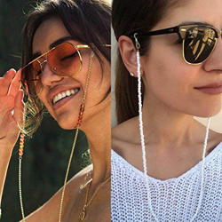 Bohend Boho Cadena de gafas de sol Oro bohemio Mujer Cadena de anteojos Talón Accesorios para gafas por Anteojos y gafas de sol (2 piezas) precio