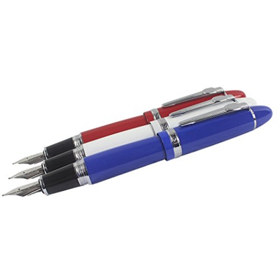Zoohot Jinhao 159 - Pluma estilográfica (3 unidades, 3 colores)