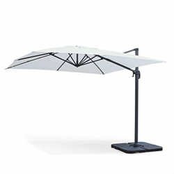 Alice's Garden Parasol, Sombrilla, excéntrico Cuadrado de 3x3m - Crudo - FALGO precio