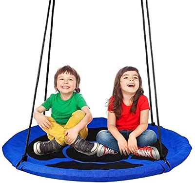 ZZX Swing de Nido de pájaro Ø100cm Carga máxima 150 kg for niños y Adultos Altura Ajustable de 100 a 160 cm